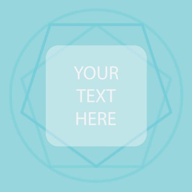 geometrik afiş, şablon-vektör çizim