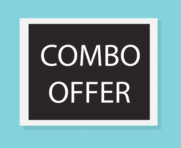 Combo Offer Concept Vector Illustration — Stock Vector