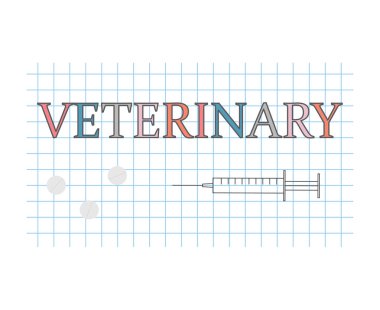 hayvan hastalıklarıyla ilgili söylentilere göre kareli kağıt levha-vektör çizim