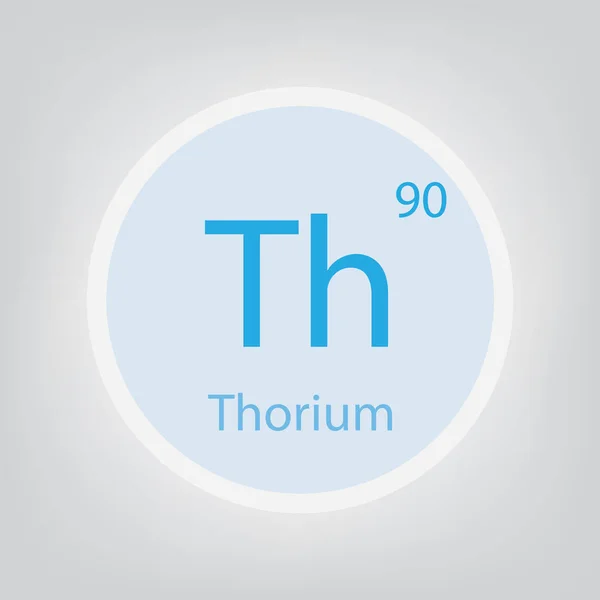 Thorium Élément Chimique Icon Illustration Vectorielle — Image vectorielle