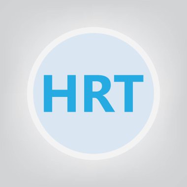 HRT (hormon replasman tedavisi)-vektör çizim
