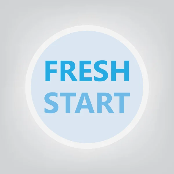 Fresh Start Concept Vector Illustration — Stock Vector