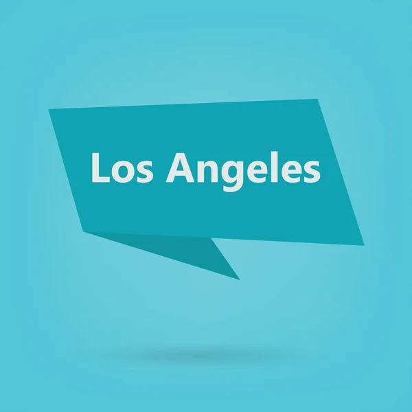 Лос Анджелес Слово Наклейку Векторні Ілюстрації — стоковий вектор
