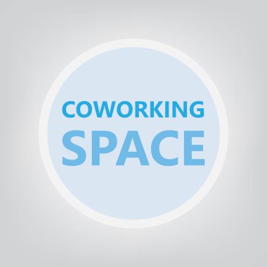 Uzay kavramı-vektör çizim coworking
