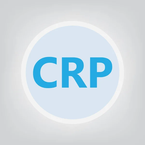 Crp Reaktives Protein Konzept Vektorillustration — Stockvektor