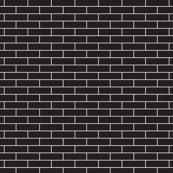 Pared Ladrillo Negro Texture Vector Ilustración — Archivo Imágenes Vectoriales