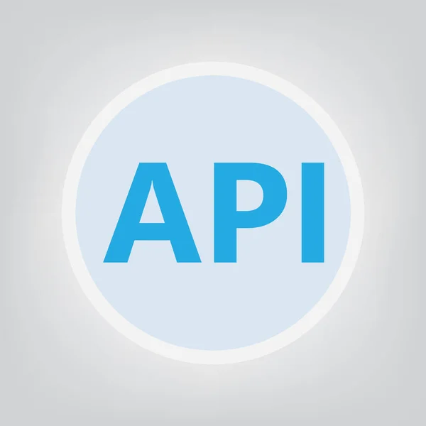 Api 应用程序编程接口 矢量插图 — 图库矢量图片