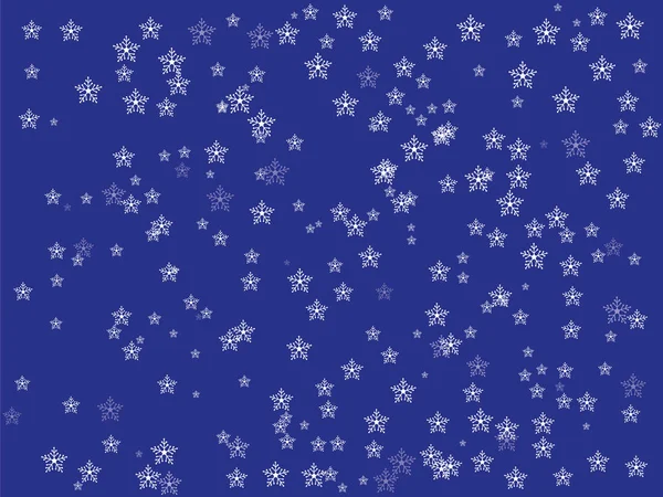 Sněhové Vločky Textury Vektorové Ilustrace — Stockový vektor