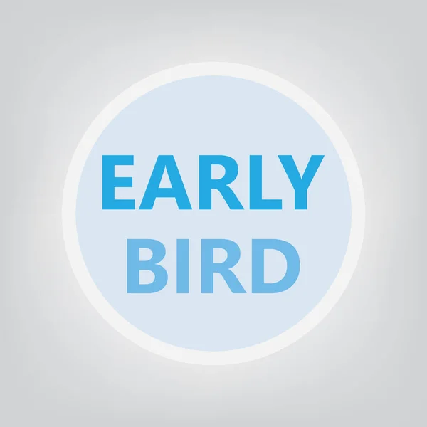 Early Bird Concept Vector Illustration — Stock Vector