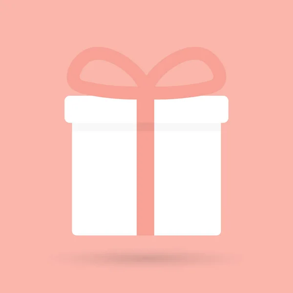 Gift Box Icon Vector Illustration — Stock Vector