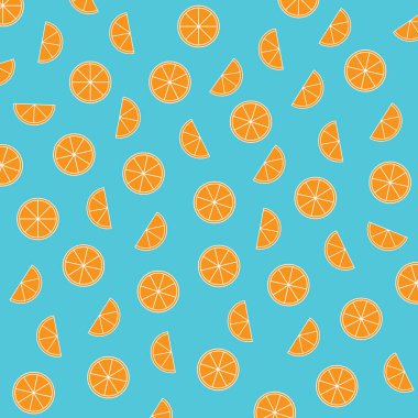 turuncu meyve dilimleri arka plan-vektör çizim