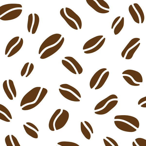 Coffe Beans Background Vector Illustration — Stock Vector