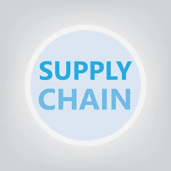 Supply Chain Concept Vector Illustratie — Stockvector