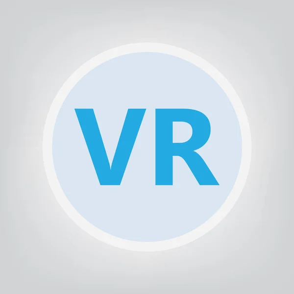 Virtual Reality Akronym Vektorillustration — Stockvektor