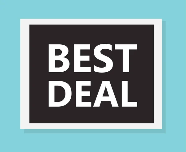 Best Deal Concept Vector Illustration — Stock Vector