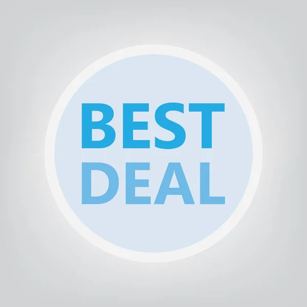 Best Deal Concept Vector Illustration — Stock Vector