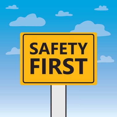 ilk billboard-vektör çizim üzerinde yazılı Emanet