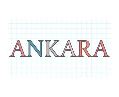 Kareli kağıt doku-vektör çizim Ankara haber
