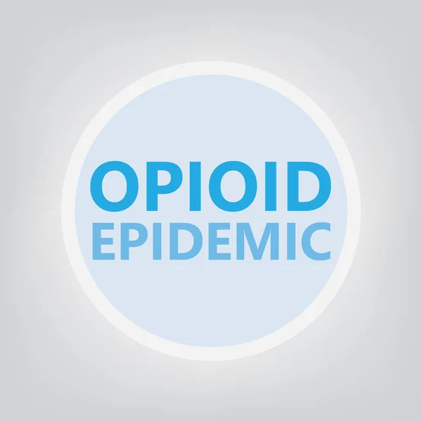 Concepto Epidémico Opioide Ilustración Vectorial — Archivo Imágenes Vectoriales