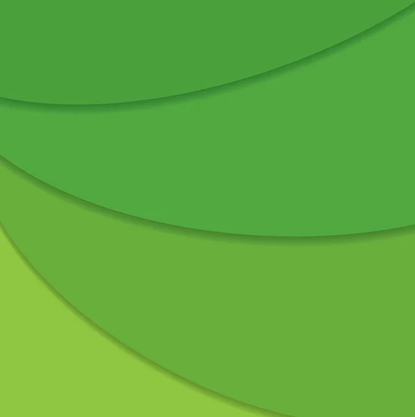 Verde Primavera Textura Ondulada Vector Ilustración — Vector de stock
