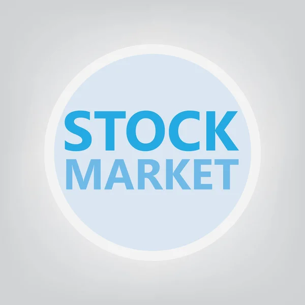 株式市場の概念ベクトル図 — ストックベクタ