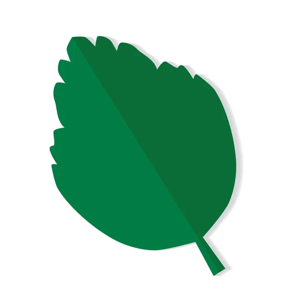 Folha Verde Icon Ilustração Vetorial — Vetor de Stock