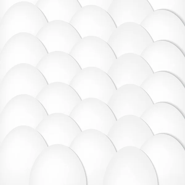 White Eggs Background Vector Illustration — Stock Vector