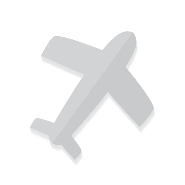 Avión Icon Vector Ilustración — Archivo Imágenes Vectoriales