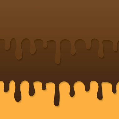 çikolata tatlı damlar-vetor şekil