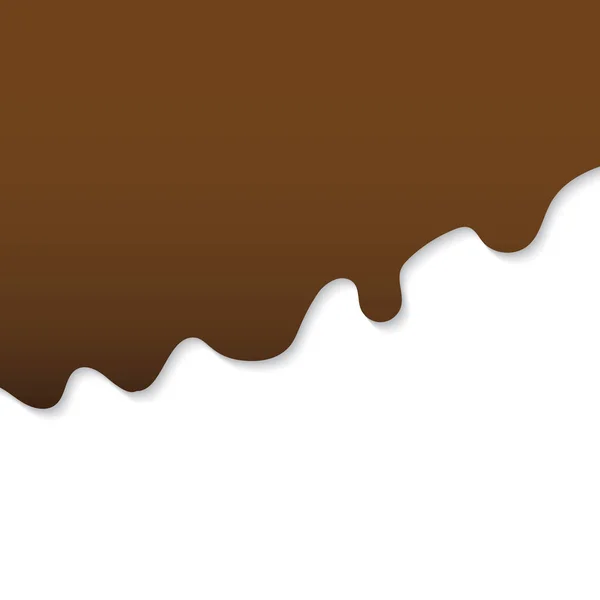 Choklad Söta Droppar Vetor Illustration — Stock vektor