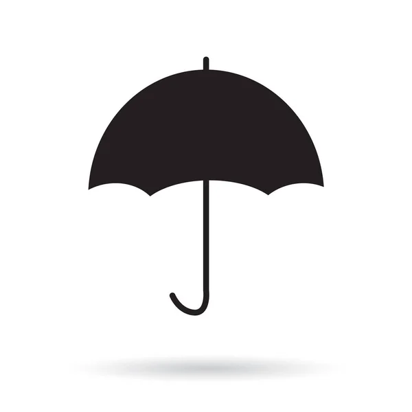 Parapluie Noir Icon Illustration Vectorielle — Image vectorielle