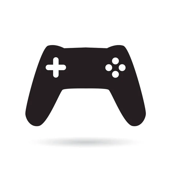 Joystick Preto Icon Ilustração Vetorial — Vetor de Stock