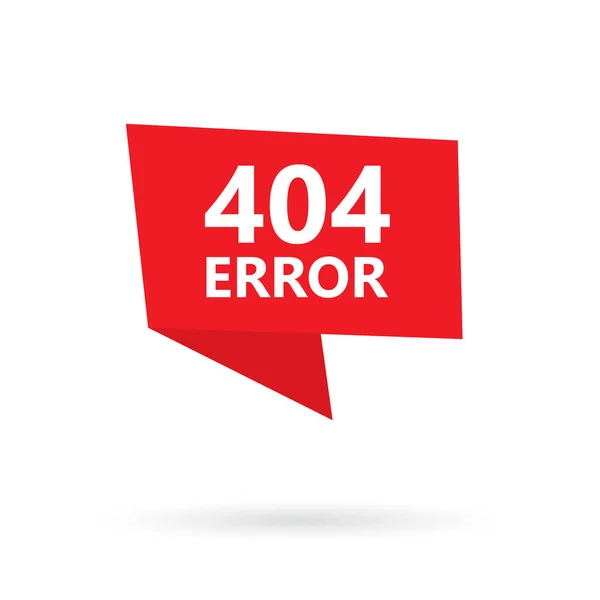 Erro 404 Página Não Encontrada Sticker Ilustração Vetorial — Vetor de Stock