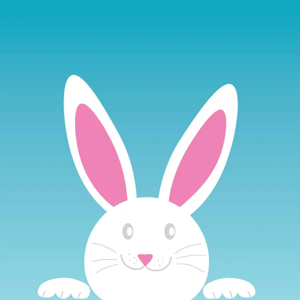 复活节快乐兔子 矢量插画 — 图库矢量图片
