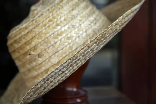 Closeup Straw Hat — Stock Photo, Image