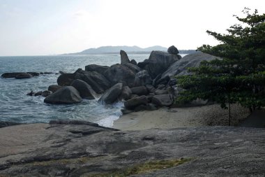 Hin Ta ve Hin Yai rock (büyükbaba ve büyükanne) Koh Samui, Tayland
