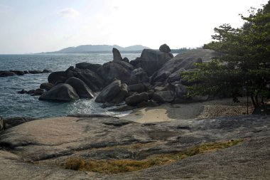 Hin Ta ve Hin Yai rock (büyükbaba ve büyükanne) Koh Samui, Tayland