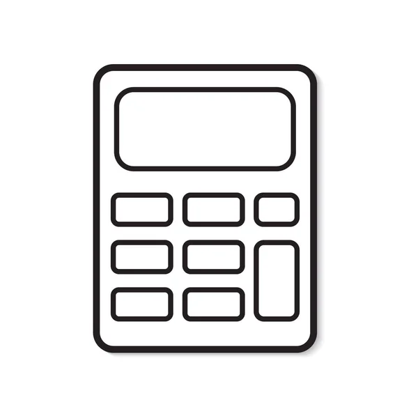 Calculator icon- vector illustration — Stock Vector
