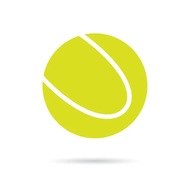 Icon-Vektor-Darstellung für Tennisball — Stockvektor