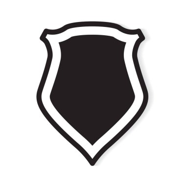 kalkan simgesi-vektör illüstrasyon