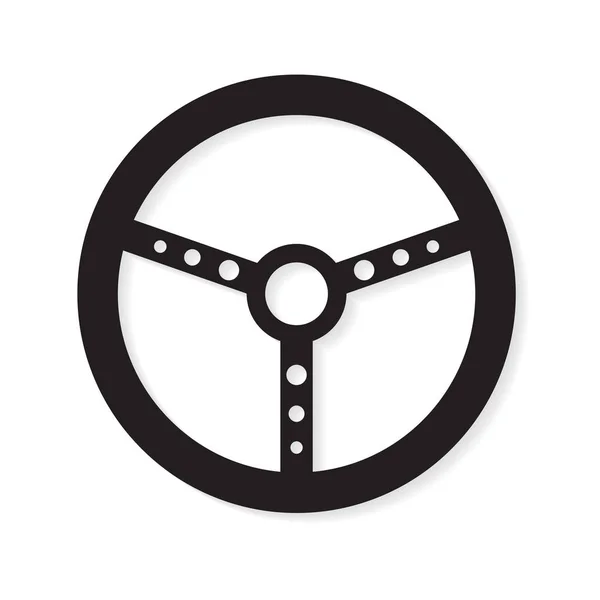 Volant de voiture icon- illustration vectorielle — Image vectorielle