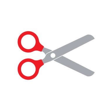 makas simge vektör çizim