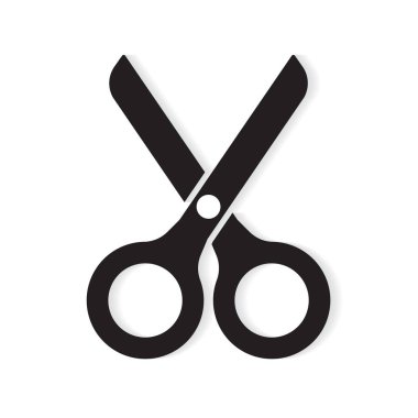 makas simge vektör çizim