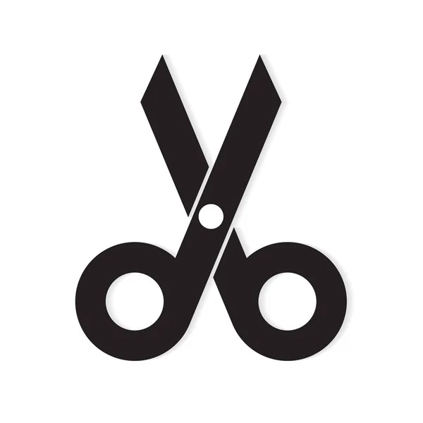 Иконка-векторная иллюстрация ножниц — стоковый вектор