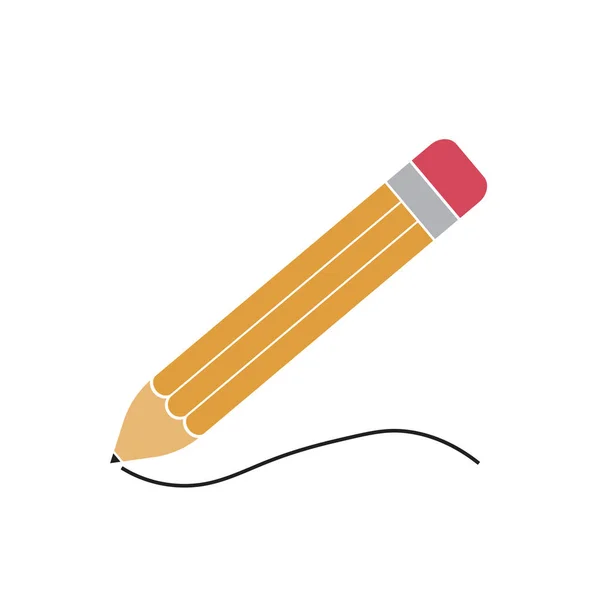 Kalem simgesi-vektör illüstrasyon — Stok Vektör