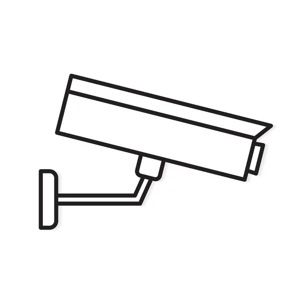 Cctv icono de la cámara-vector de ilustración — Archivo Imágenes Vectoriales