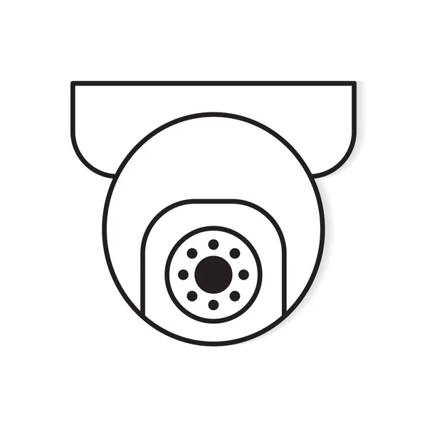 CCTV camera icon-vector illustratie — Stockvector