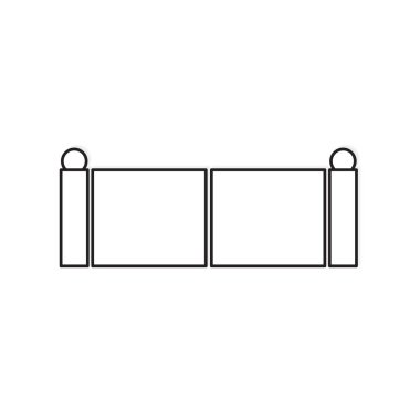 modern kapı simgesi- vektör illüstrasyon