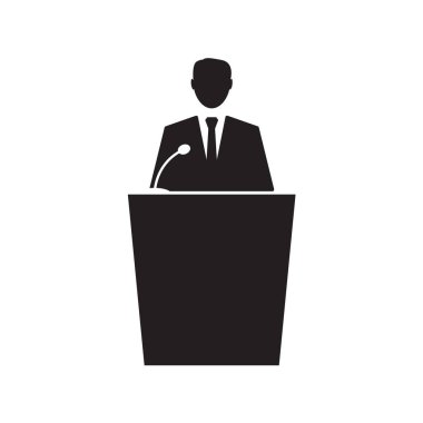 hoparlör simgesi- vektör çizimi