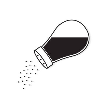 tuzluk simgesi- vektör illüstrasyon